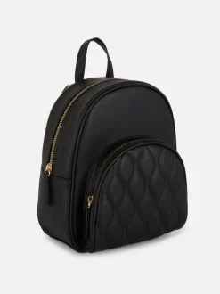 Mini plecak ze sztucznej skóry