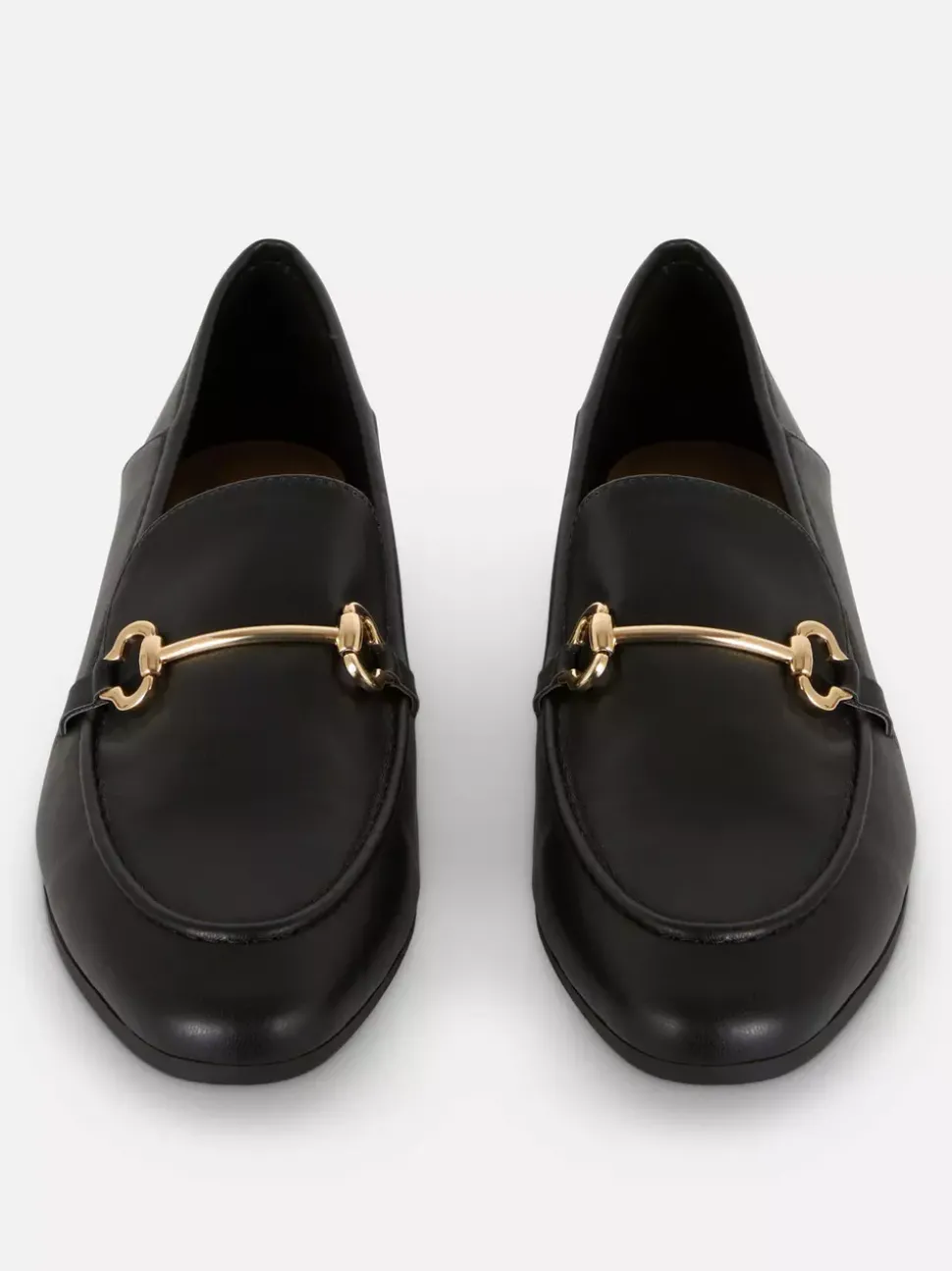 Mokasyny z wędzidłem ze sztucznej skóry