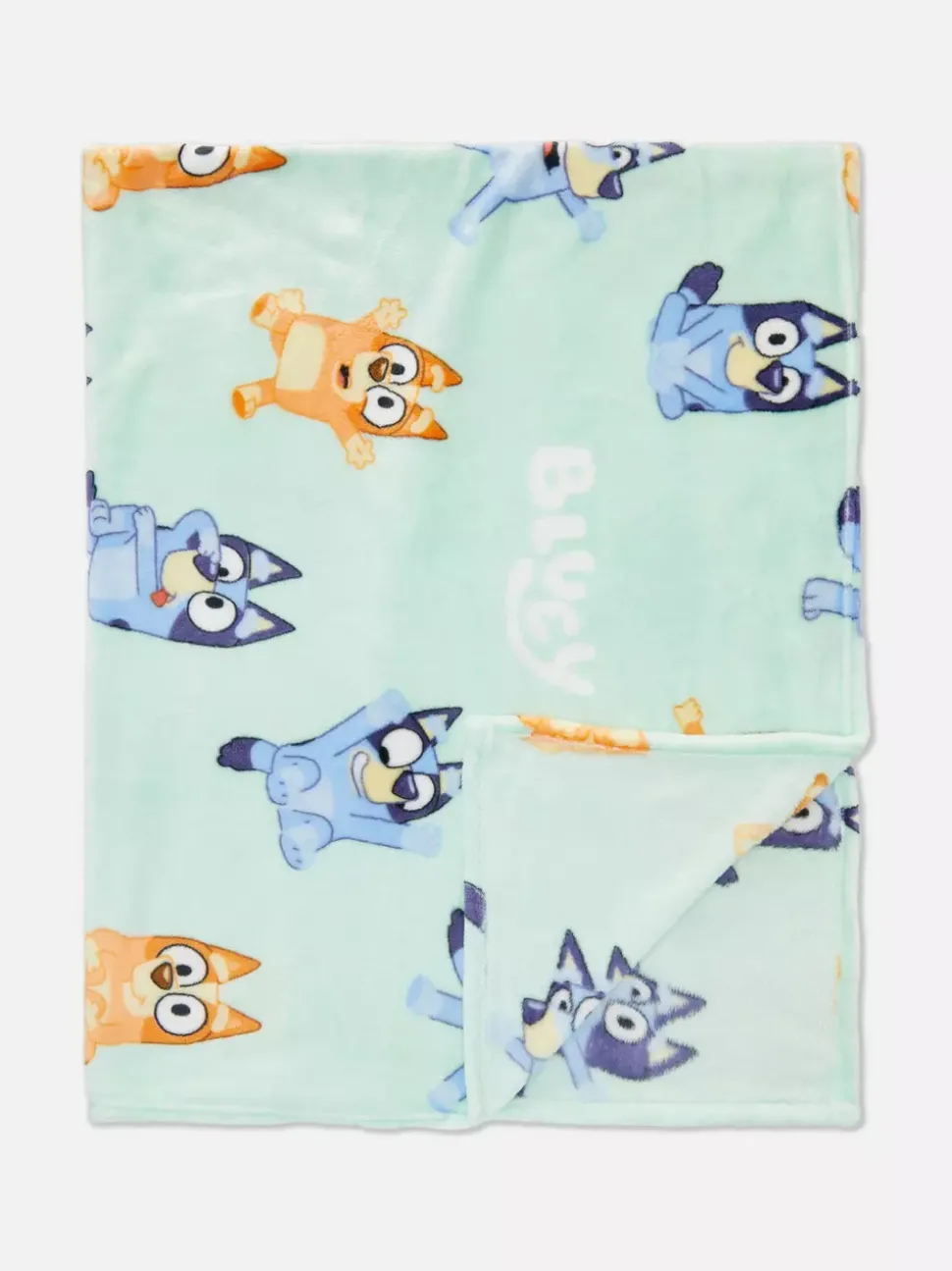 Narzuta z bardzo miękkiego polaru z motywem Blue