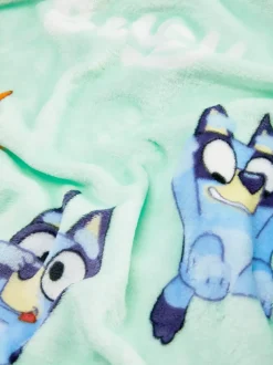 Narzuta z bardzo miękkiego polaru z motywem Blue