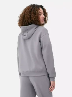 Nierozpinana bluza z kapturem i nadrukiem