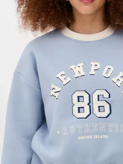 Nierozpinana bluza z nadrukiem