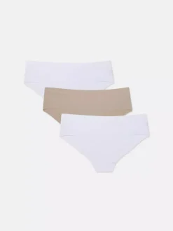 Niewidoczne figi biodrówki Essential, 3 pary