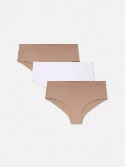 Niewidoczne figi biodrówki Essential, 3 pary