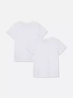 Niezbędne T-shirty z bawełny, 2 szt.