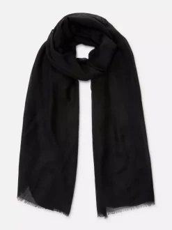 Niezbędny lekki szalik z frędzlami