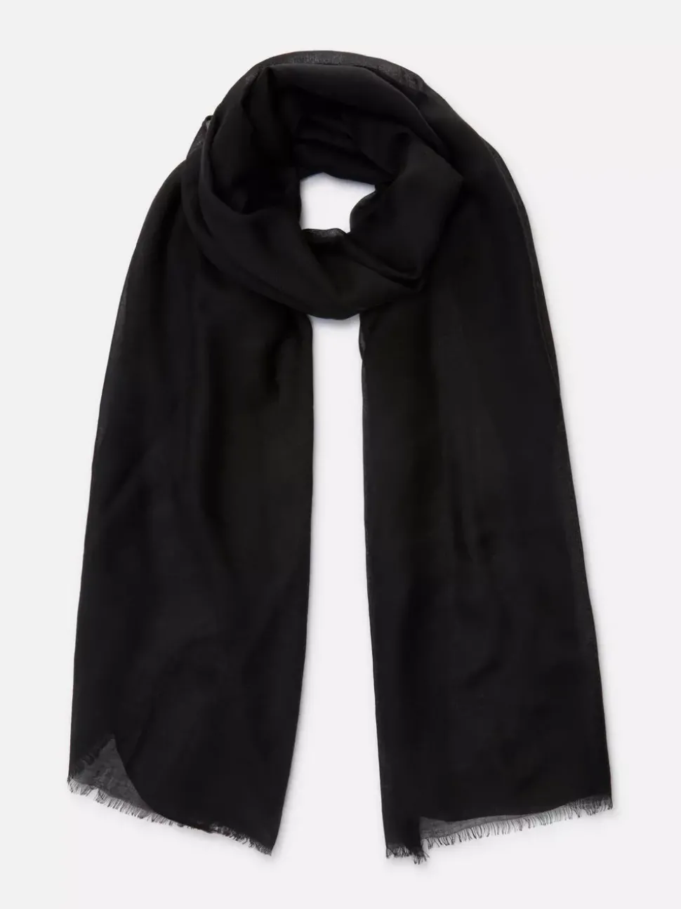 Niezbędny lekki szalik z frędzlami