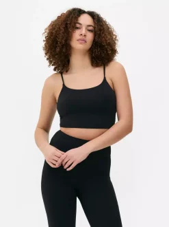 Niezwykle miękka krótka koszulka na ramiączkach