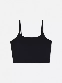 Niezwykle miękka krótka koszulka na ramiączkach