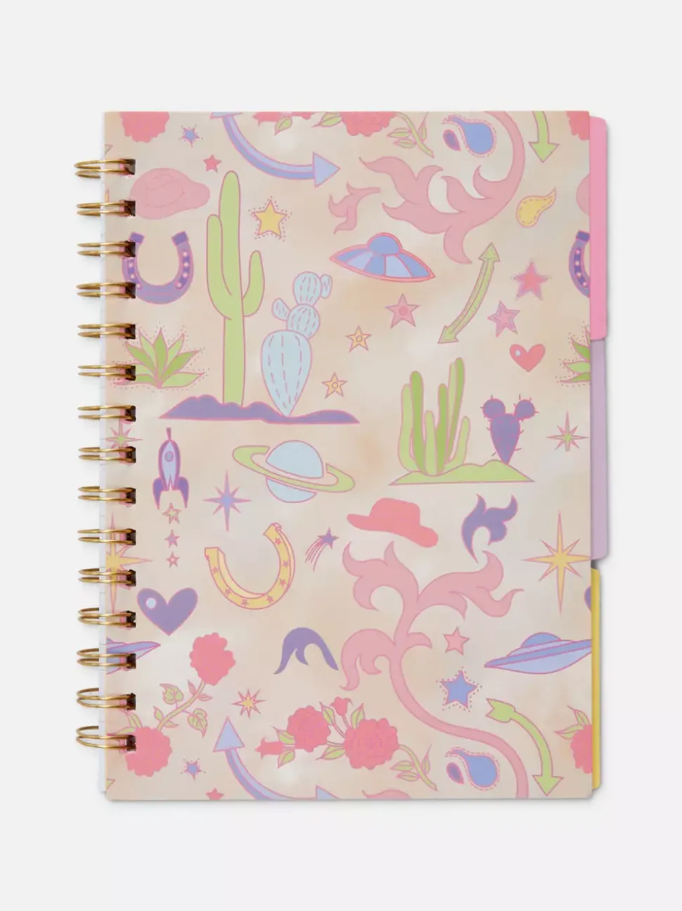 Notatnik A5 z zakładkami z motywem American West