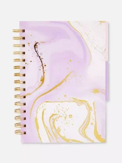 Notatnik z marmurkowym motywem