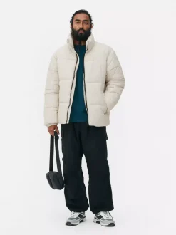 Ocieplany płaszcz średniej długości