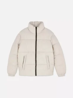 Ocieplany płaszcz średniej długości