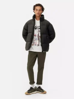 Ocieplany płaszcz średniej długości