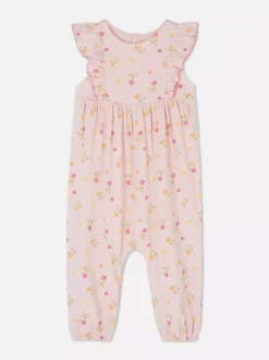 Ogrodniczki z falbanką