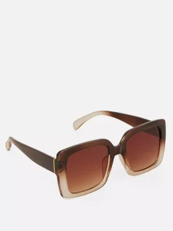 Okulary przeciwsłoneczne oversize z efektem ombré