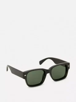 Okulary przeciwsłoneczne w kwadratowej oprawce