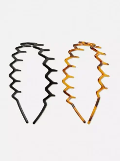 Opaski na głowę w zygzaki, 2 szt.