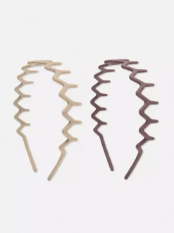 Opaski na głowę w zygzaki, 2 szt.