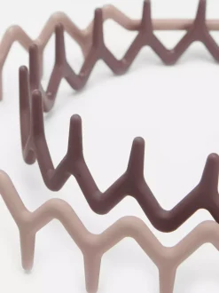 Opaski na głowę w zygzaki, 2 szt.