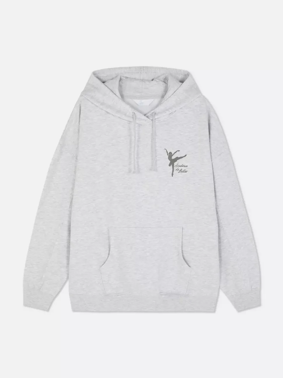 Oversize'owa bluza z kapturem i nadrukiem