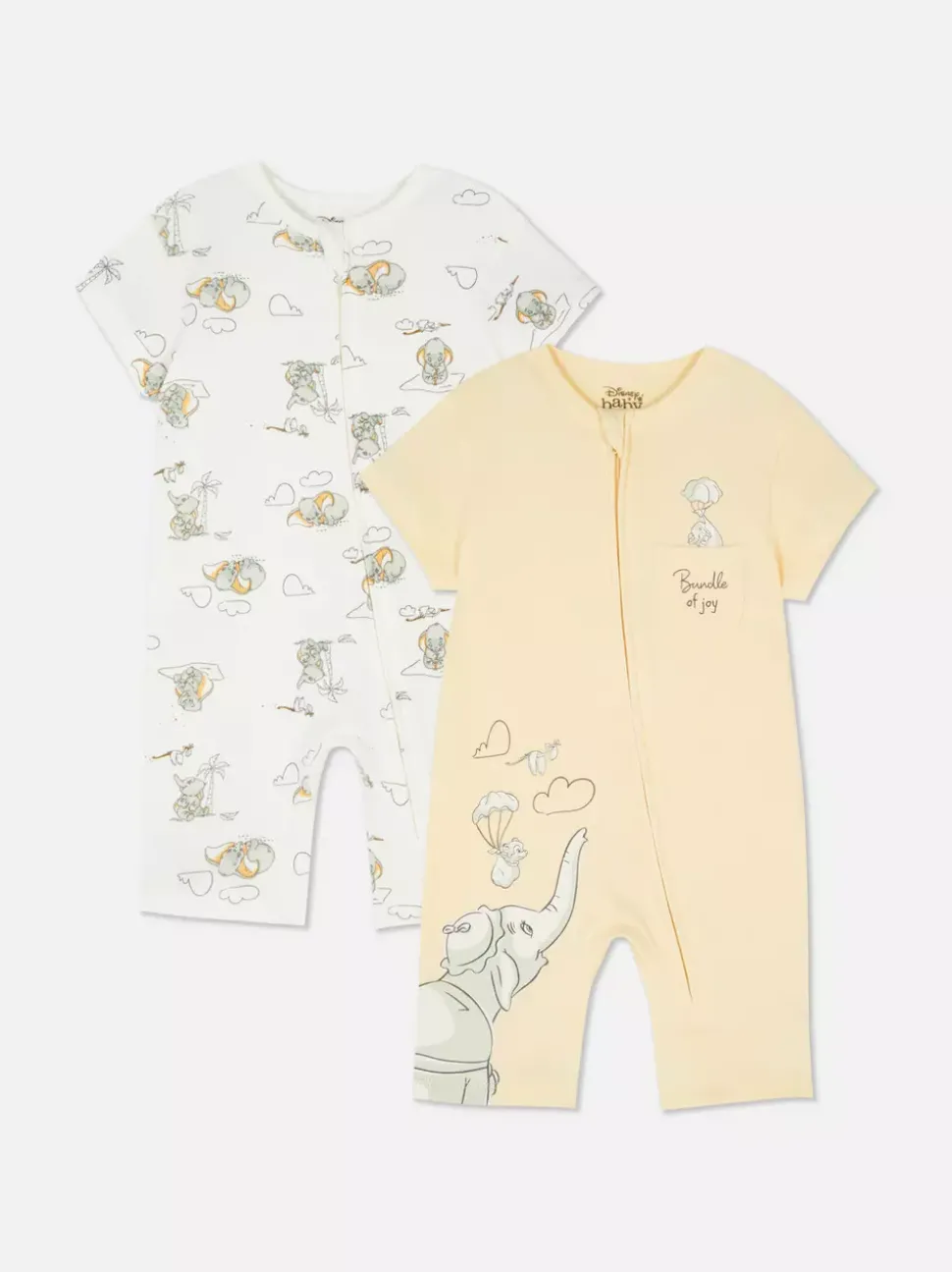 Pajacyki z motywem Dumbo z Disney Classics, 2 szt.