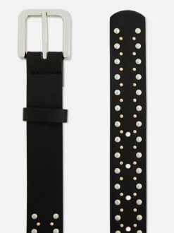 Pasek do jeansów z ćwiekami