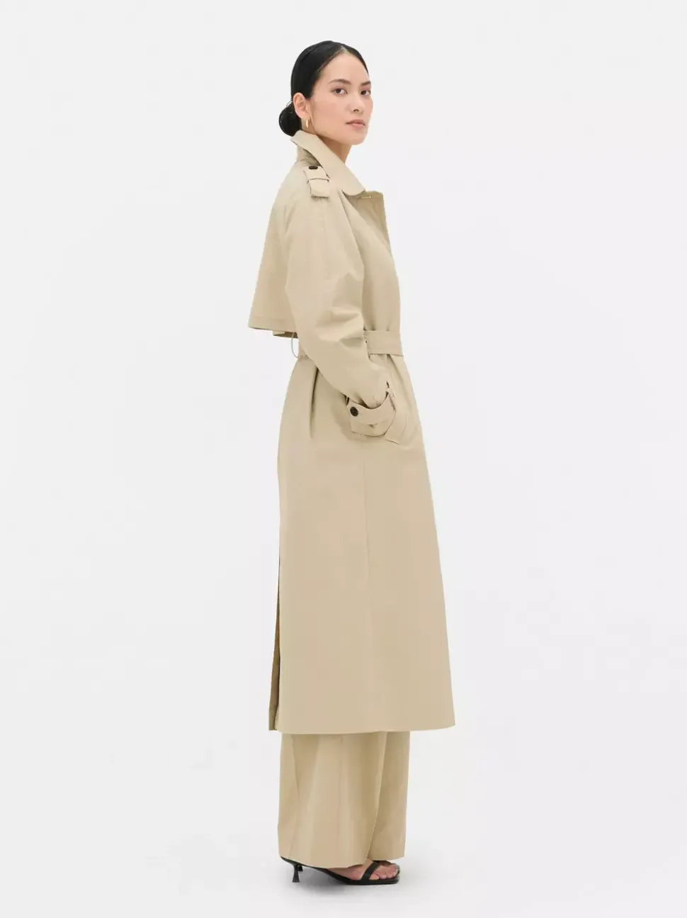 Płaszcz z paskiem The Edit