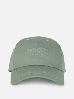 Płócienna czapka bejsbolówka