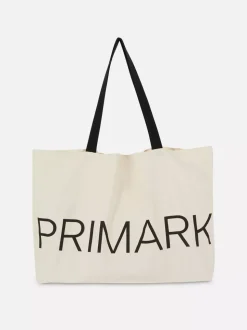 Płócienna torba shopper z nadrukiem Primark