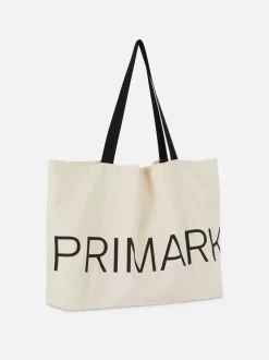 Płócienna torba shopper z nadrukiem Primark