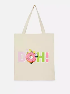 Płócienna torba z motywem Simpsonów i napisem D'Oh