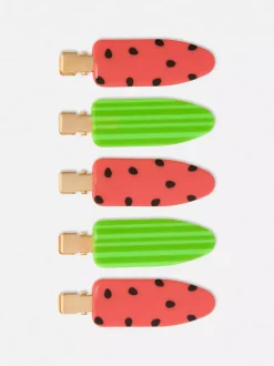 Pięć niegniotących spinek do włosów PS... Bubbles