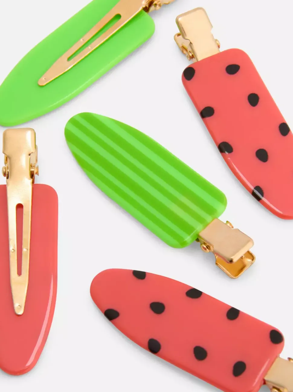 Pięć niegniotących spinek do włosów PS... Bubbles