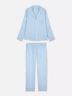 Piżama typu boyfriend z diagonalu