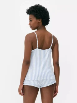 Piżama w paski z szortami The Edit