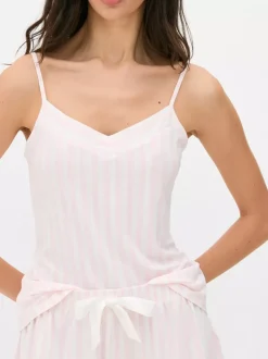 Piżama w paski z szortami The Edit