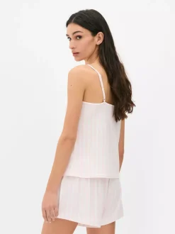 Piżama w paski z szortami The Edit