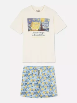 Piżama z motywem SpongeBoba Kanciastoportego