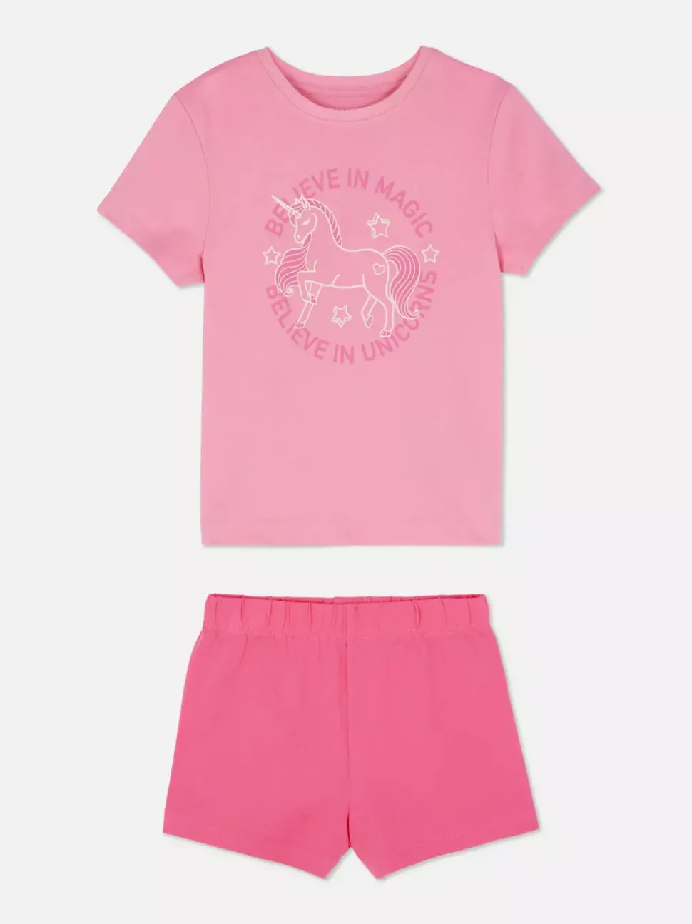 Piżama z nadrukiem jednorożca