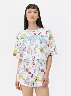 Piżama z postaciami ze SpongeBoba Kanciastoportego