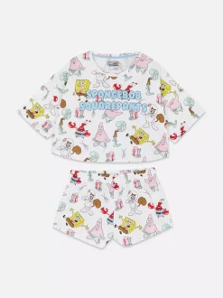 Piżama z postaciami ze SpongeBoba Kanciastoportego