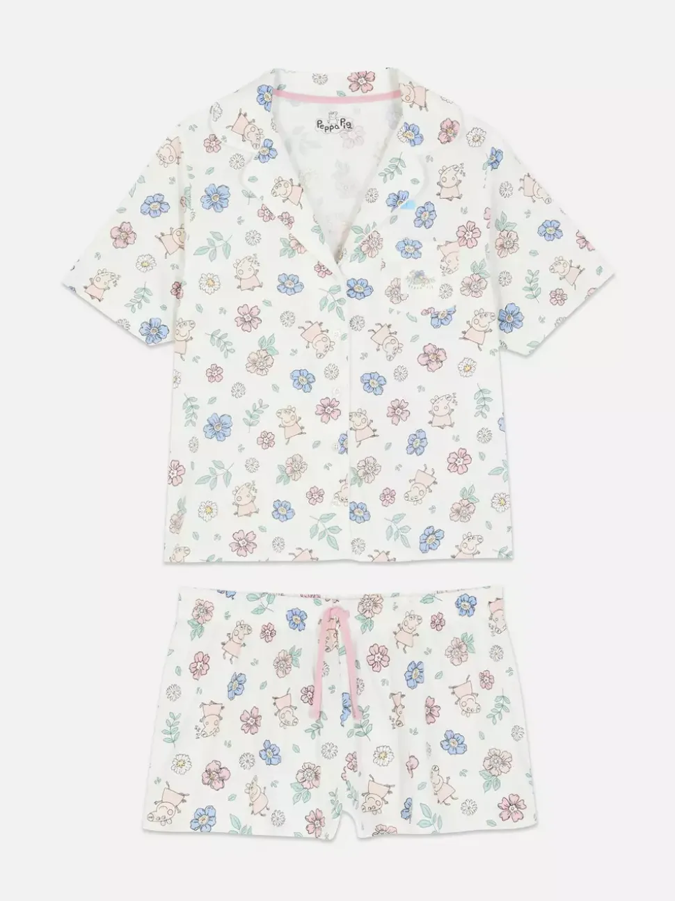 Piżama z szortami z motywem Świnki Peppy