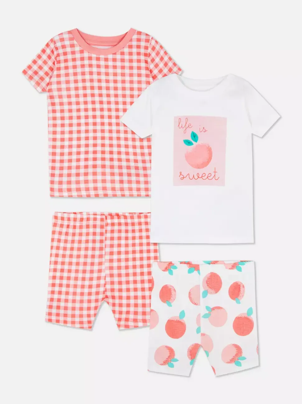 Piżamy w różne wzory, 2 komplety