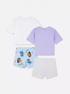 Piżamy z nadrukiem Sticha Disneya, 2 komplety