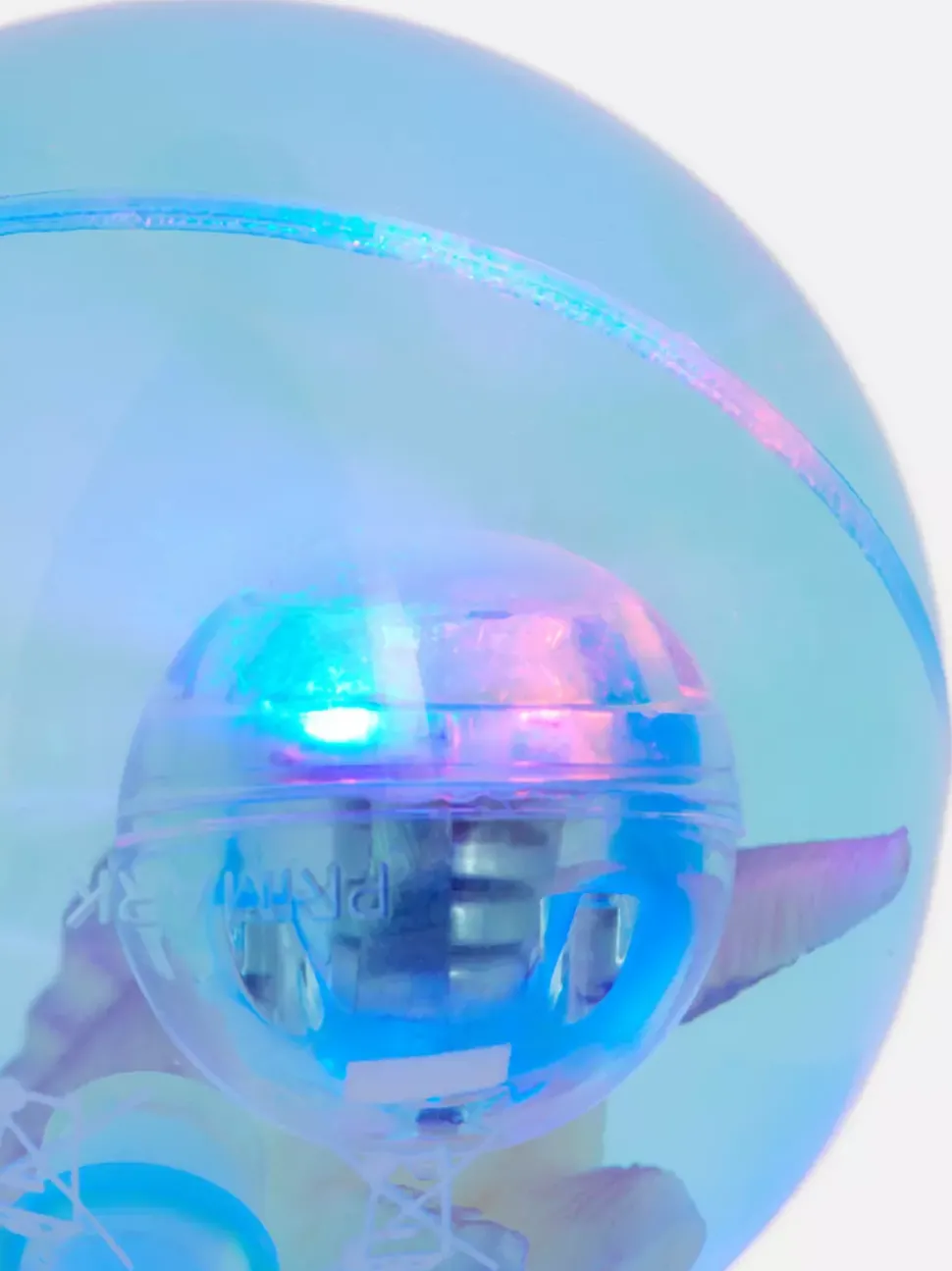 Piłka kauczukowa LED z dinozaurem