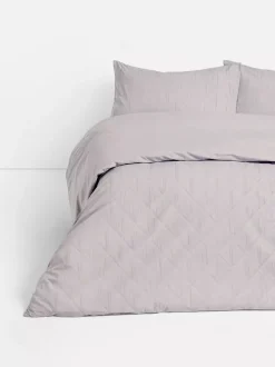 Pikowana pościel w romby na łóżko dwuosobowe