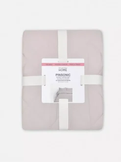 Pikowana pościel w romby na łóżko dwuosobowe