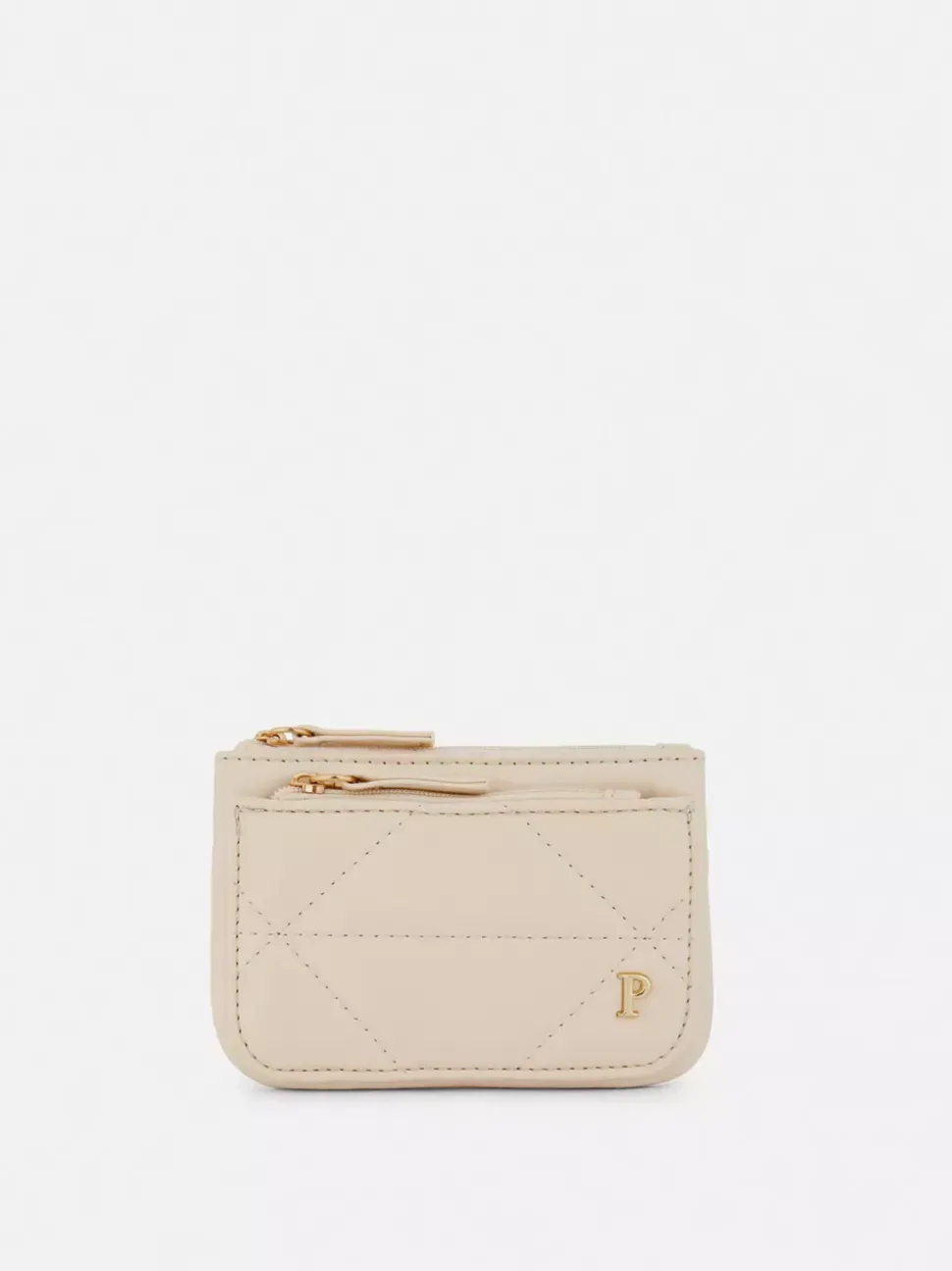 Pikowana portmonetka z inicjałem