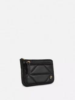 Pikowana portmonetka z inicjałem